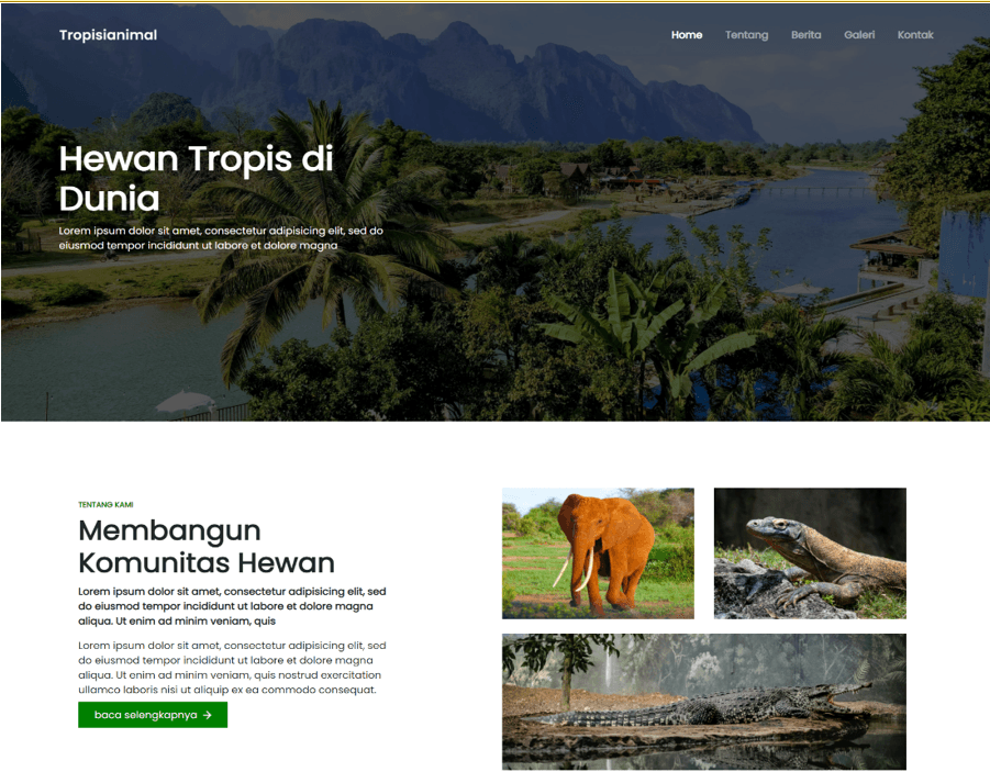 Website Troposianimal